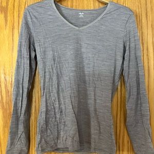 Womens large icebreaker long sleeve shirt